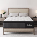 King Mattress 12 Inch Hybrid Mattress in a Box Gel Foam Mattress Euro top Individually Wrapped Pocket Coils Innerspring Mattress